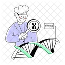 DNA Analyse DNA Studie DNA Forschung Symbol