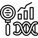 Dna Analysis Bioinformatics Genetic Research Icon
