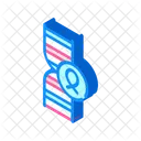 Dna Cancer Isometric Icon