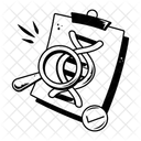 DNA Profiling DNA Ergebnisse DNA Bericht Symbol