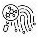 DNA Fingerabdruck DNA Profiling Genetisches Profiling Symbol