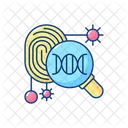 Dna Fingerprinting Genetic Icon