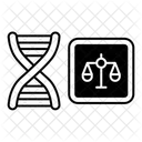 DNA Forensik Genetischer Code Genanalyse Symbol