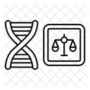 DNA Forensik Genetischer Code Genanalyse Symbol