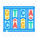 Dna Fragment Genetic Icon