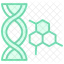 Dna Duotone Line Icon Icon