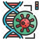DNA Viren Bakterien Symbol