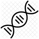 Dna Black Outline Icon Symbol