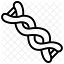 Dna Black Outline Icon 아이콘