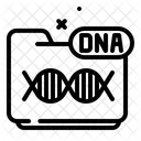 DNA Ordner DNA Datei DNA Dokument Symbol