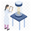Dna Report Lab Experiment Laboratory Test Icon