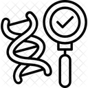 Dna Research Bioinformatics Genetic Research Icon