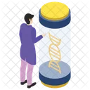 Dna Research Lab Experiment Laboratory Test Icon