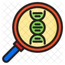 Dna Search Laboratory Science Icon