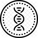 Dna Spiral Dna Deoxyribonucleic Acid Icon
