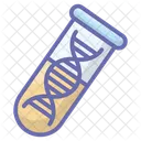 DNA Reagenzglas Gene Test Symbol