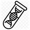 DNA Reagenzglas Gene Test Symbol