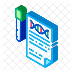 DNA 테스트 보고서  아이콘