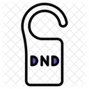Dnd Do Not Disturb Door Hanger Icon