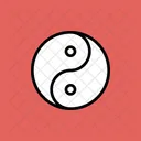 Yin Yang Philosophie Icon