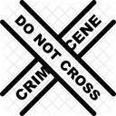 Do Not Cross Tape  Icon