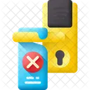 Do Not Disturb Door Hanger Door Label Icon