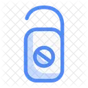 Do Not Disturb Door Hanger Door Label Icon