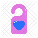Do Not Disturb Do Not Disturb Tag Door Hanger Icon