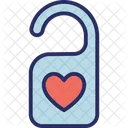Do Not Disturb Door Hanger Door Label Icon