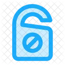 Do Not Disturb Door Hanger Door Label Icon