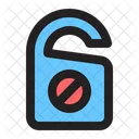 Do Not Disturb Door Hanger Door Label Icon