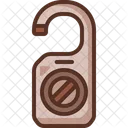 Do Not Disturb Doorknob Door Sign Icon