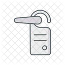 Do Not Disturb Door Hanger Doorknob Hanger Icon