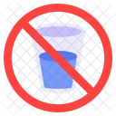 No Drink No Drinking Fasting Icon