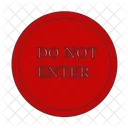 Do Not Enter No Sign Icon