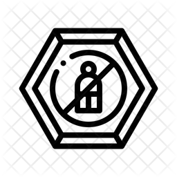 Do not enter  Icon