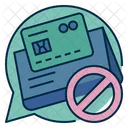 Do Not Give Financial Information Icon