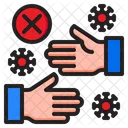 Do Not Handshake  Icon