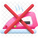 Do Not Iron Forbidden No Press Icon