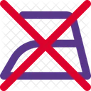 Do Not Iron Do Not Steam No Press Icon