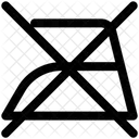 Do Not Iron  Icon