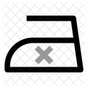 Do Not Iron Forbidden No Press Icon