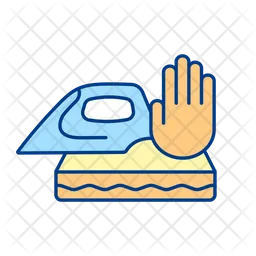 Do not iron on mattress  Icon