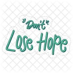 Do not lose hope  Icon