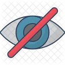Do Not Observe Restricted Area No Watching Icon