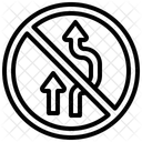 Do Not Overtake  Icon