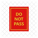 Do not pass  Icon