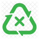 Do Not Recycle Ecology Signaling Icon