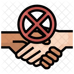Do Not Shake Hands  Icon