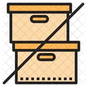 Do Not Stack No Package No Boxes Icon